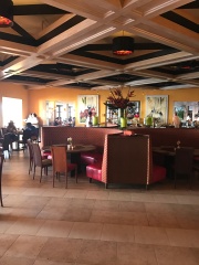 The bistro seating area