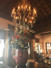 Chandelier in the main lobby
