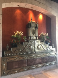 Decorations in the lobby